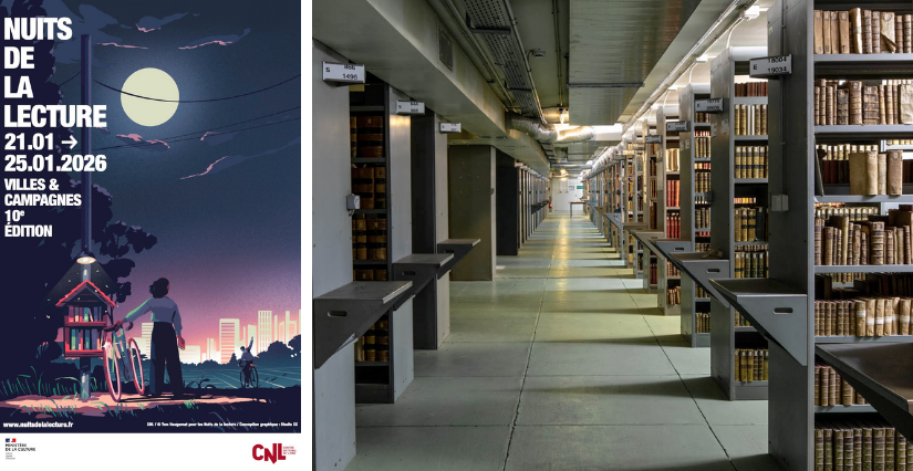 Visite à la lampe de poche des magasins de conservation à la Bibliothèque d’étude et du patrimoine - Grenoble 