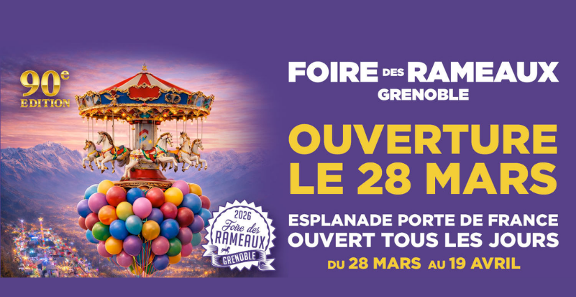 Foire des Rameaux 2026 à Grenoble, la 3ème plus grande fête forraine de France