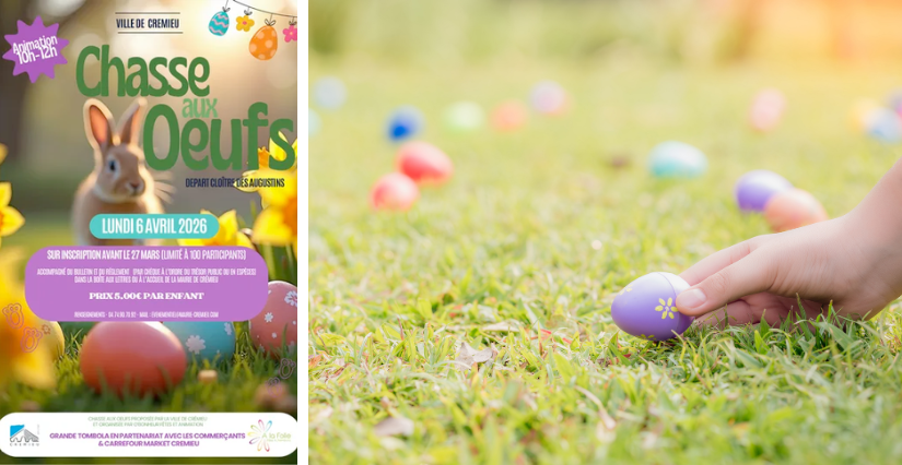 10e Chasse aux oeufs à Crémieu