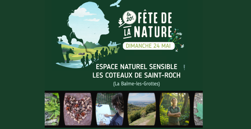 La Fête de la nature sur l'espace naturel sensible des Coteaux de Saint-Roch qui entoure les Grottes de La Balme