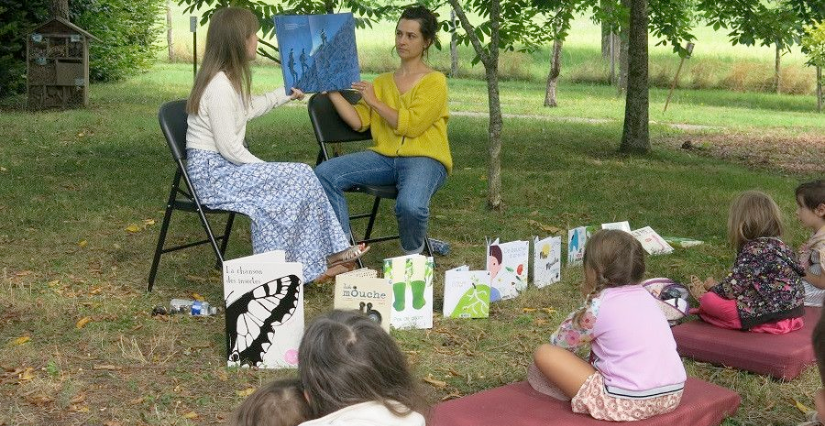 "Mercredi des enfants | Histoires à l'ombre des noyers", lectures pour enfants au Grand Séchoir à Vinay