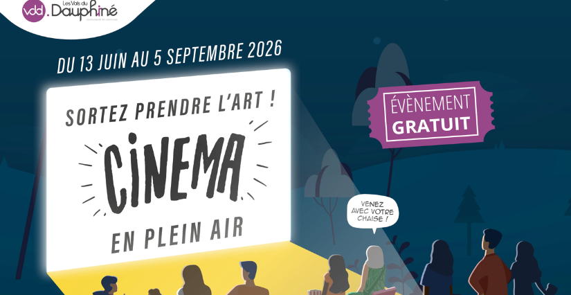 "Sortez prendre l'art !", festival de cinéma en plein air dans les Vals du Dauphiné
