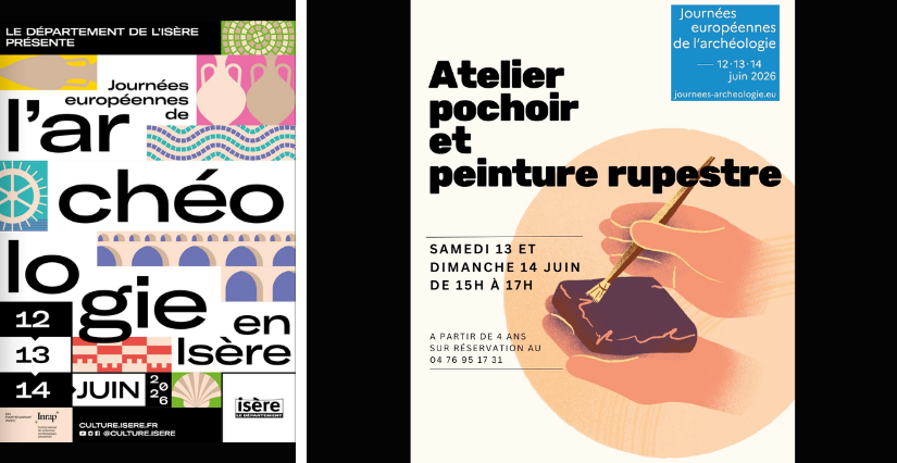 Journées européennes de l'archéologie | Atelier pochoir et peinture rupestre, à la Maison du Patrimoine - Villard-de-Lans