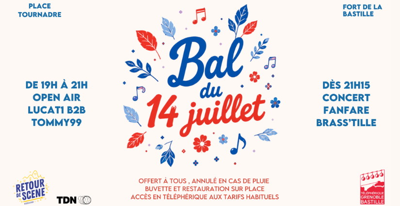 Fête nationale au Fort de la Bastille – Open-air et concert fanfare Brass’tille ! à Grenoble