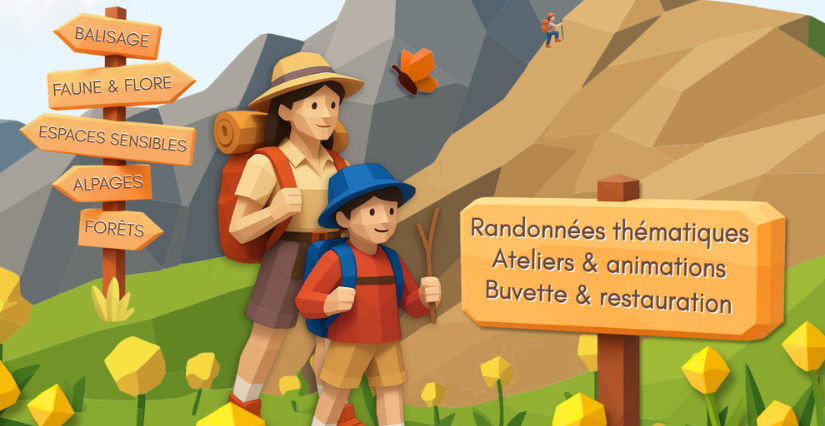 "Rando&Nous", randonnées thématiques familles avec la FFRandonée Isère, à Tréminis, Pellafol et Lachaup