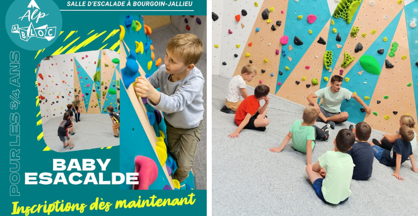 Les cours d’escalade 2026-2027 reprennent chez AlpAbloc : pensez à inscrire votre enfant ! - Bourgoin-Jallieu