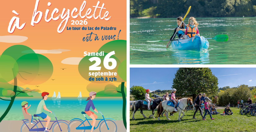 "À bicyclette", fête du vélo et journée multi-activités au bord du lac de Paladru