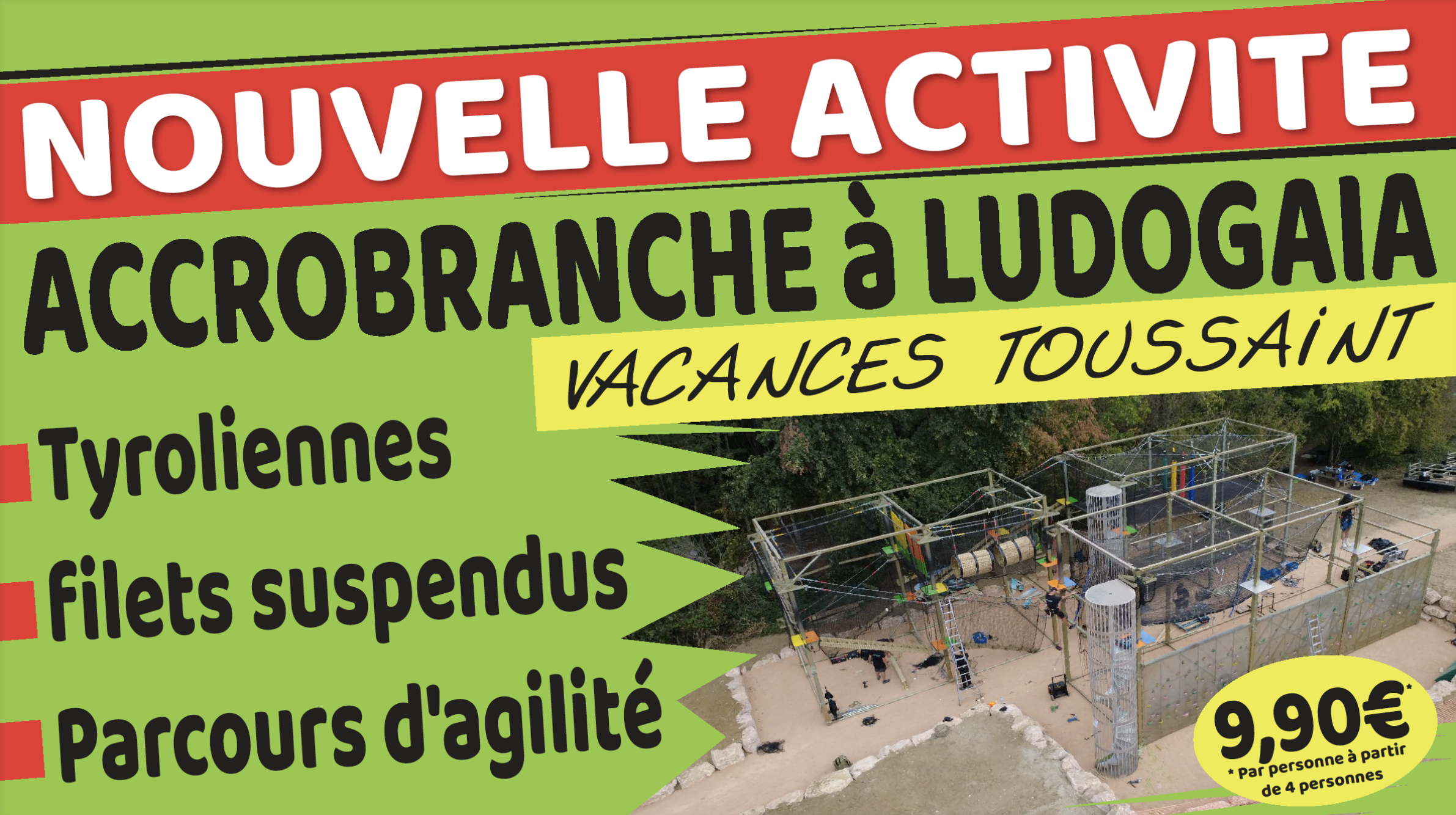 Nouveau parcours accrobranche à LudOGaïa : l'aventure en hauteur pour toute la famille ! - Vézeronce-Curtin 