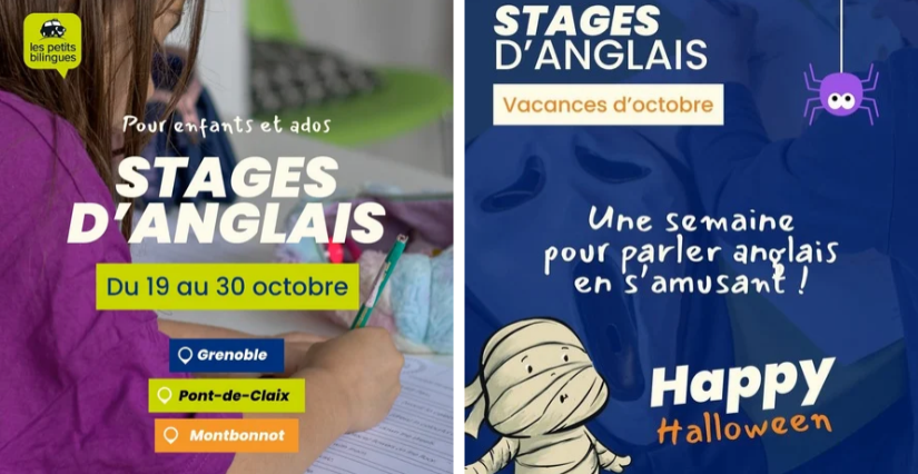 Stages d’anglais chez Les Petits Bilingues - Grenoble, Montbonnot et Le Pont-de-Claix