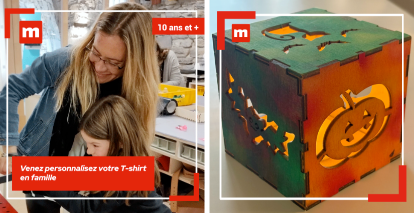 Les ateliers des vacances de la Toussaint, pour les enfants à La Casemate - Grenoble