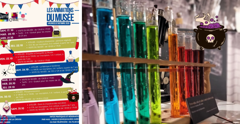 "Phosphorescence", atelier enfants au Musée de la Chimie - Jarrie