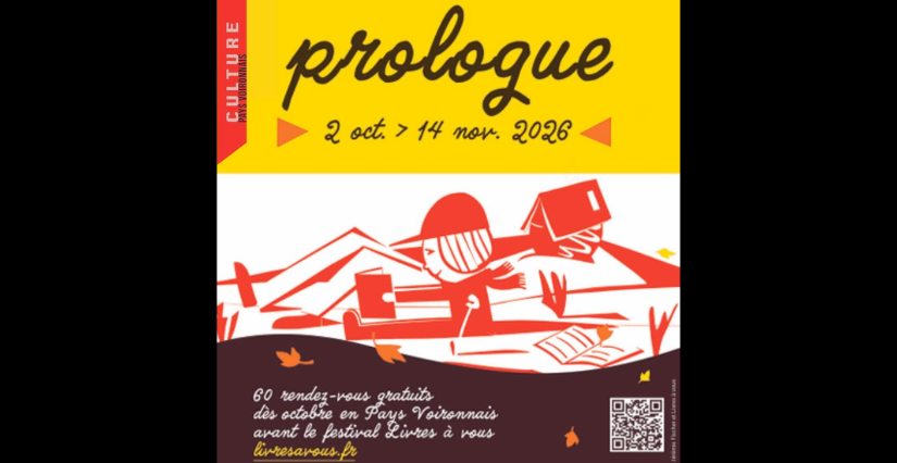 Prologue du festival "Livres à vous" 2026, organisé par Le Grand Angle - Pays Voironnais