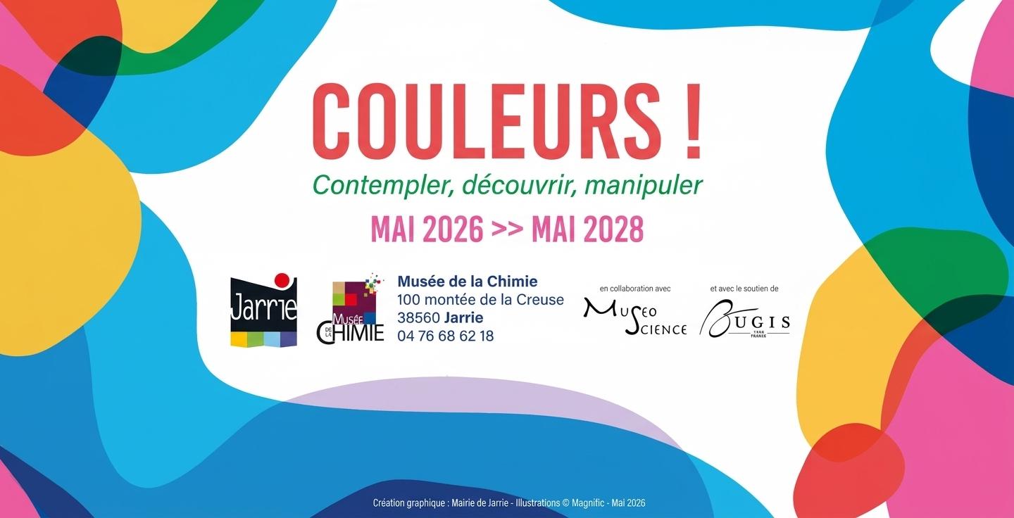 "Couleurs !", une exposition interactive à découvrir en famille au Musée de la Chimie - Jarrie