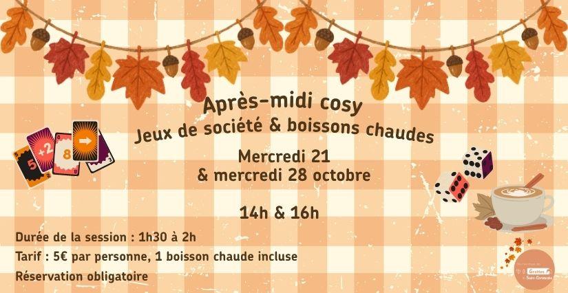 Après-midi cosy et jeux de société aux Grottes de Saint-Christophe